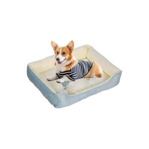 Soft Orthopedic Dog Bed for Small Dogs with Anti Slip Bottom and Machine Washable