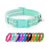 Soft Padded Neoprene Dog Collar with Reflective Thread for Small Breed Dogs