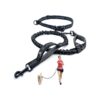 Soft Padded Neoprene Handles and Reflective Bungee for Comfortable Hands Free Dog Leash