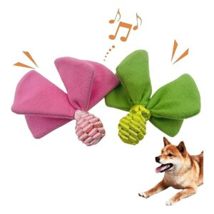 Soft Padded Teething Toys for Small Medium Dogs with No Stuffing