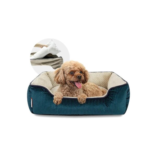 Soft Pet Bed with Removable Cover for Cats and Small Dogs - Comfortable Sleeping Solution