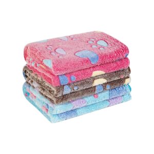 Soft Pet Blankets for Small Medium Large Dogs and Cats with Cute Print Patterns