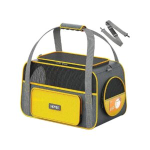 Soft Pet Carrier for Small to Medium Cats and Dogs with Big Space and 5 Mesh Windows