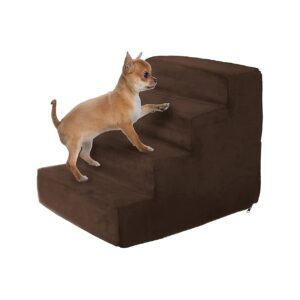 Soft Pet Steps for Small Dogs and Cats with Removable Non-Slip Cover