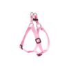 Soft Pink Nylon Step-In Harness for Small Dogs 12-18