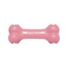 Soft Pink Puppy Chew Toy for Teething Puppies Made from Natural Rubber