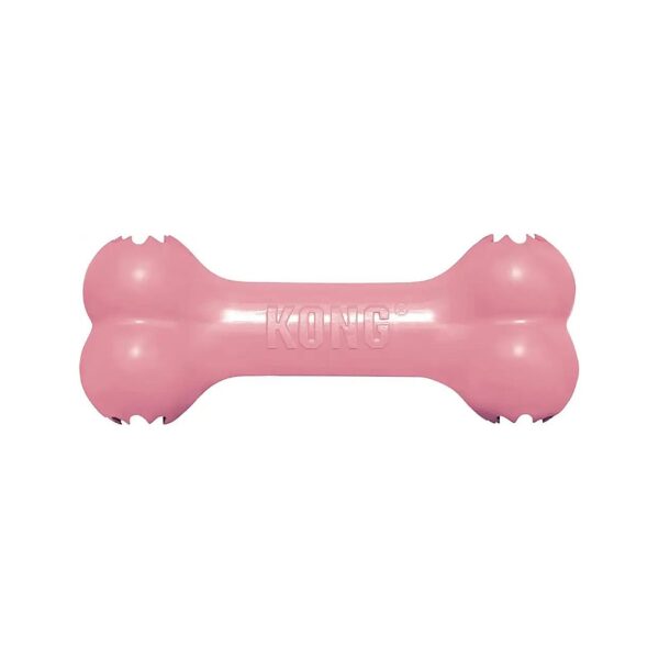 Soft Pink Puppy Chew Toy for Teething Puppies Made from Natural Rubber