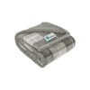 Soft Plaid Sherpa Dog Blanket for Medium Large Dogs and Cats