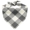 Soft Plaid Triangle Bib Bandana Scarf for Large Medium Breeds Dog Comfort Pet Accessories