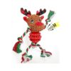 Soft Plush Body Reindeer Dog Toys for Large Medium Small Dogs