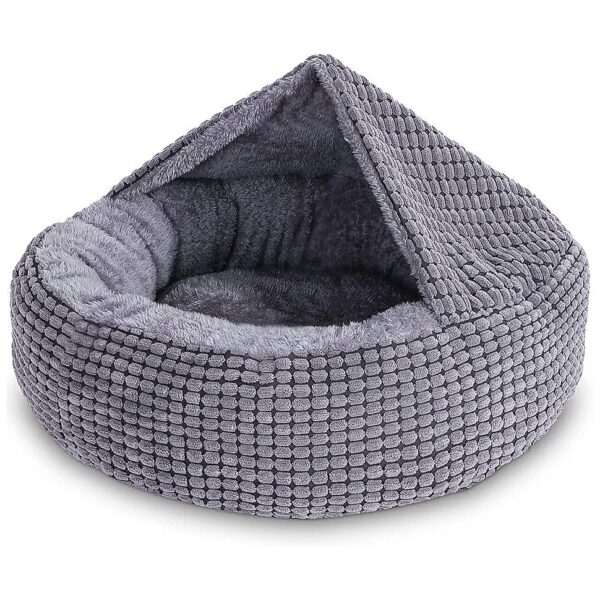 Soft Plush Dog Bed with Anti-Slip Bottom, Orthopedic Pet Bed for Small Medium Large Dogs