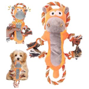 Soft Plush Dog Toys for Small Medium and Large Dogs with Crinkle Noise