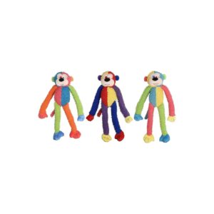 Soft Plush Monkey Crew Dog Toy with Long Arms and Legs