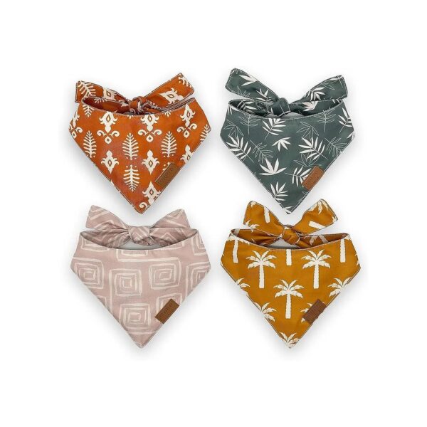 Soft Polyester Dog Bandanas for Comfortable Wear Holiday Edition