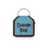 Soft Polyester Lined Doodle Bug Tag Bag for 2-4 ID Rabies Collar Tags