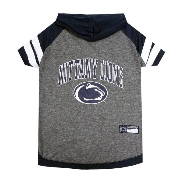 Soft Polyester Penn State Dog Hoodie with Comfortable Fit and Contrasting Skirt