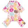 Soft Puppy Dog Onesies for Small to Medium Dogs and Cats - Donut Pattern XX-Large Size