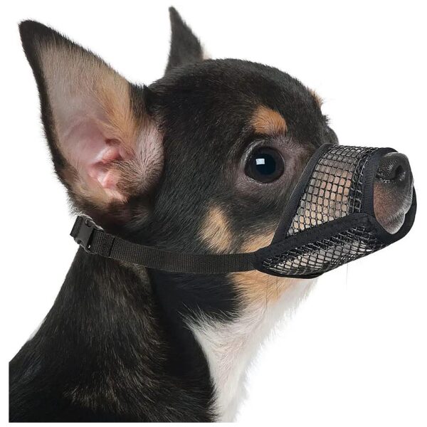 Soft Puppy Muzzle for Anxious Afraid Dogs - Heavy-Duty Breathable Design