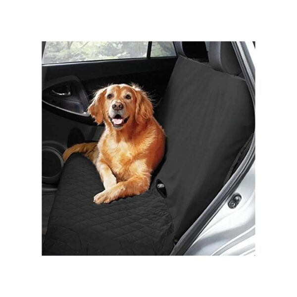 Soft Quilted Pet Car Seat Cover with Adjustable Headrest Straps for Pets