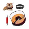 Soft Recovery Cone for Dogs Inflatable Dog Neck Donut Collar after Surgery with Pump