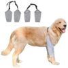 Soft Recovery Sleeves with Padded Knee Protector Pads for Medium Large Dogs