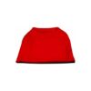 Soft Red Pet Clothes, Medium Fit, 10-Inch Neck Size