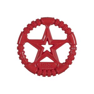 Soft Rubber Red Dog Toy Made USA Earth Friendly Recycling