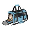 Soft-Sided Collapsible Pet Carrier for Cats and Small Dogs, 25 Lbs Weight Limit, Blue