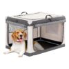 Soft Sided Dog Crate for Large Breeds, Sturdy and Portable for Outdoor and Indoor Use