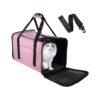 Soft Sided Pet Carrier for Travel with Two Small Dogs or Medium Cats Under 26 LBS