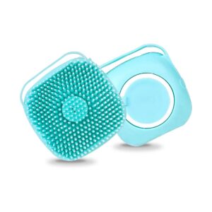 Soft Silicone Dog Bath Brush for Easy Shampooing and Massaging Skin