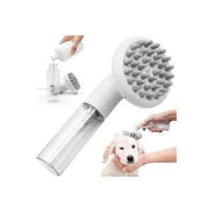 Soft Silicone Dog Brush for Gentle and Effective Cleaning, Massage, and Foam Creation