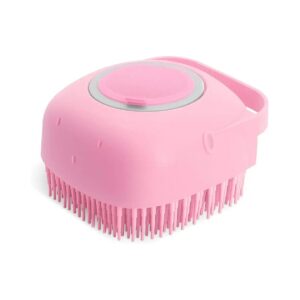 Soft Silicone Dog Shampoo Brush Comb for Pet Grooming with Massage and Hair Removal