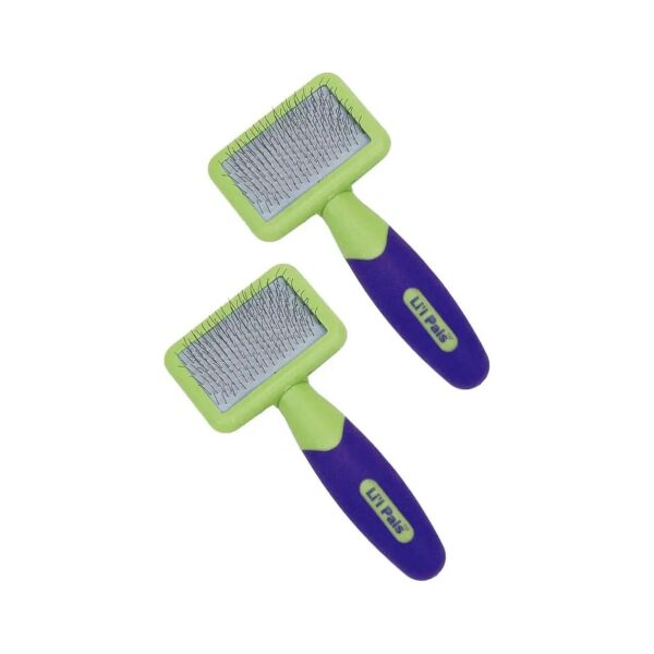 Soft Slicker Brush for Removing Mats, Tangles, and Loose Hair from Your Pet's Coat