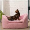 Soft Snuggle Cat Sofa for Indoor Kitten, Durable Plush Material, Easy to Remove and Wash