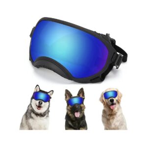 Soft Sponge Dog Goggles with UV Protection and Comfortable Fit