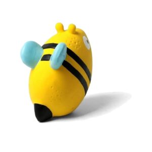 Soft Squeaky Molar Toy for Puppy Small Medium Dogs Made of Latex Rubber Bee