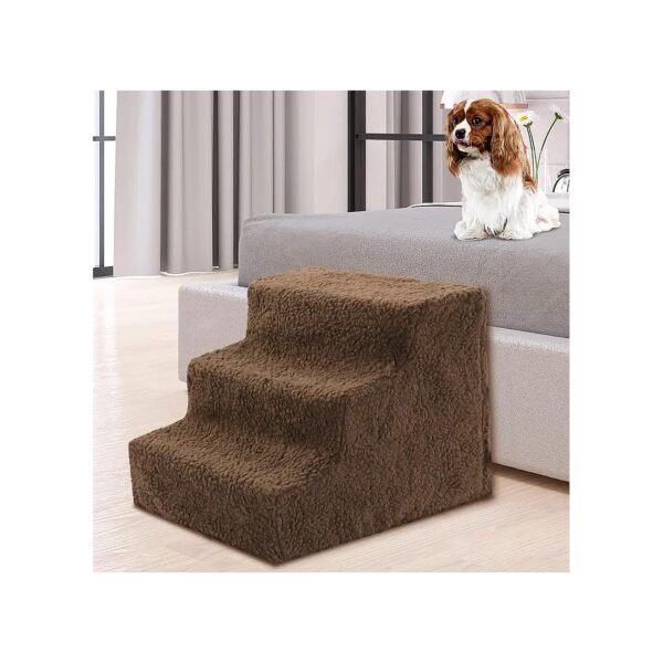 Soft Step Stairs for Small Animals with Washable Covers and No Tools Required