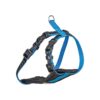 Soft Synthetic Rubber Nylon Dog Harness Size S Neon Blue for Small Dogs