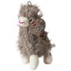 Soft Textured Plush Yo Llama Toy with Squeaker 10In Long Lasting for Cuddling