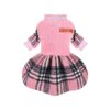 Soft Thermal Fleece Dog Sweater Dress for Small Dogs Girl 7-12lbs Winter Outfit