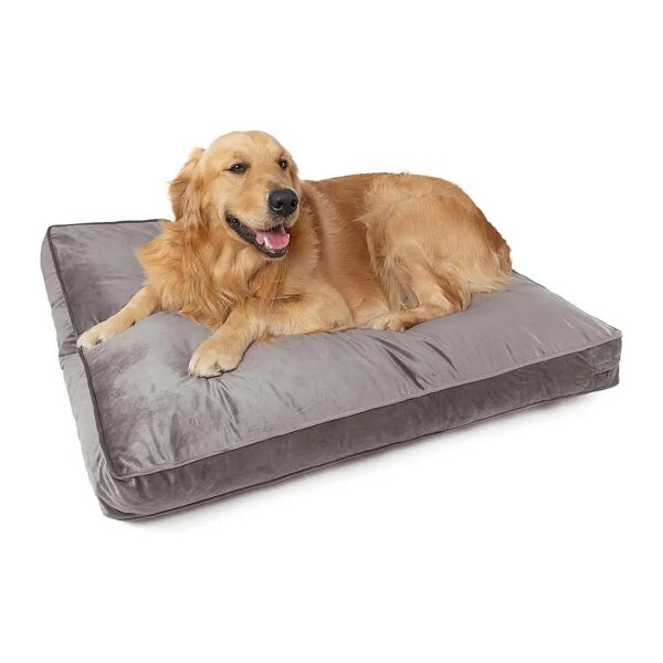 Soft Velvet Bed for Small to Large Dogs and Cats with Removable and Washable Cover