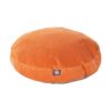 Soft Velvet Micro Large Round Pet Bed with Waterproof Denier Base and Polyester Fill