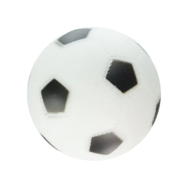 Soft Vinyl Dog Soccer Ball Toy with Squeaker for Gentle Play