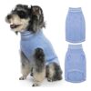 Soft Warm Acrylic Knit Sweaters for Dog Turtleneck Pullover Fall Winter Outfit