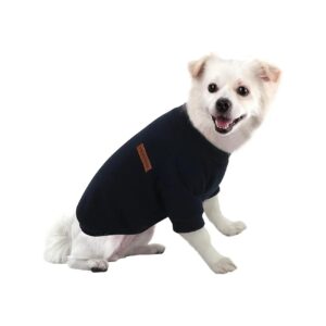 Soft Warm Dog Sweater for Small Dogs X-Large Size Black