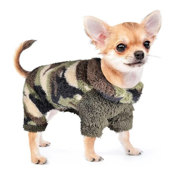 Soft Warm Fleece Dog Sweater for Small Dogs Chihuahua Yorkie Cat Winter Clothing