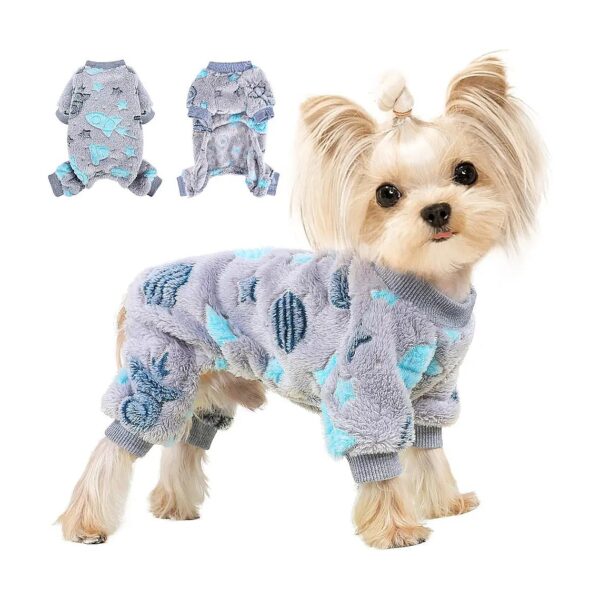 Soft Warm Fleece Dog Sweaters for Small Dogs and Cats Cozy Winter Pet Apparel