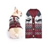 Soft Warm Red Elk Christmas Sweater for Small Dogs Cat Puppy Knit Outfits