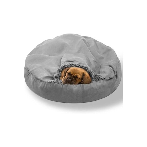 Soft Warmth Plush Puppy Pet Bed for Small Cats or Dogs with Removable Liner